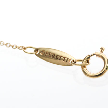 Tiffany & Co. Elsa Peretti Open Heart Pendant 18K Rose Gold, Pink, Pink Gold, Necklace
