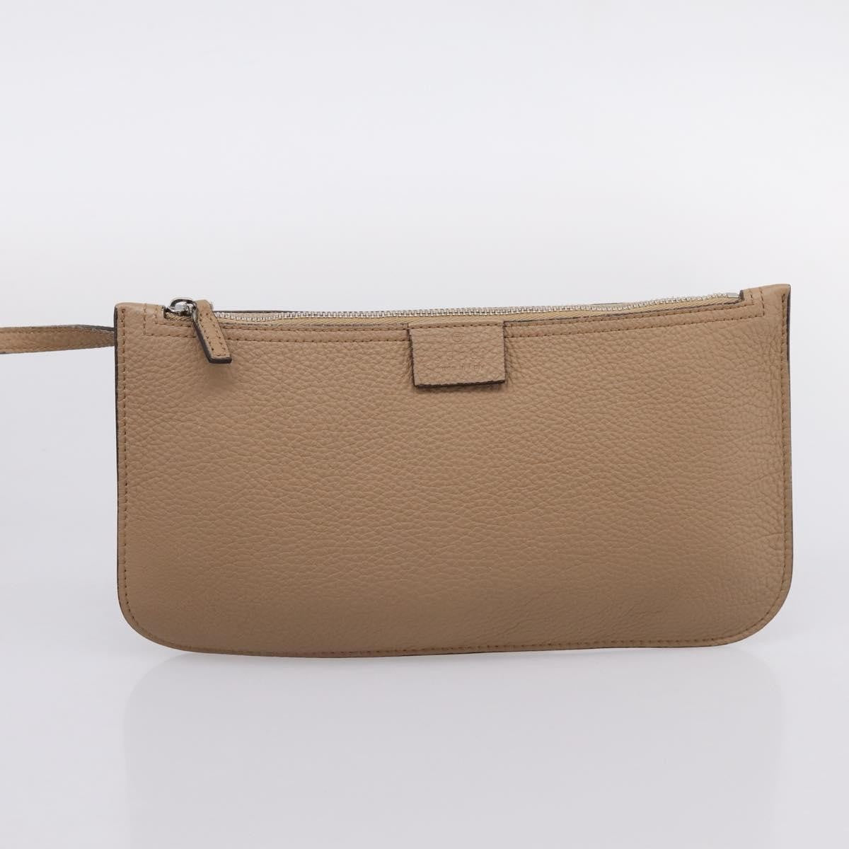 Gucci Jackie Soft Hobo Leather, Beige, Leather, Shoulder Bag