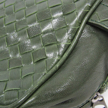 Bottega Veneta Toiletry Case Intrecciato Nappa, Green, Leather, Clutch