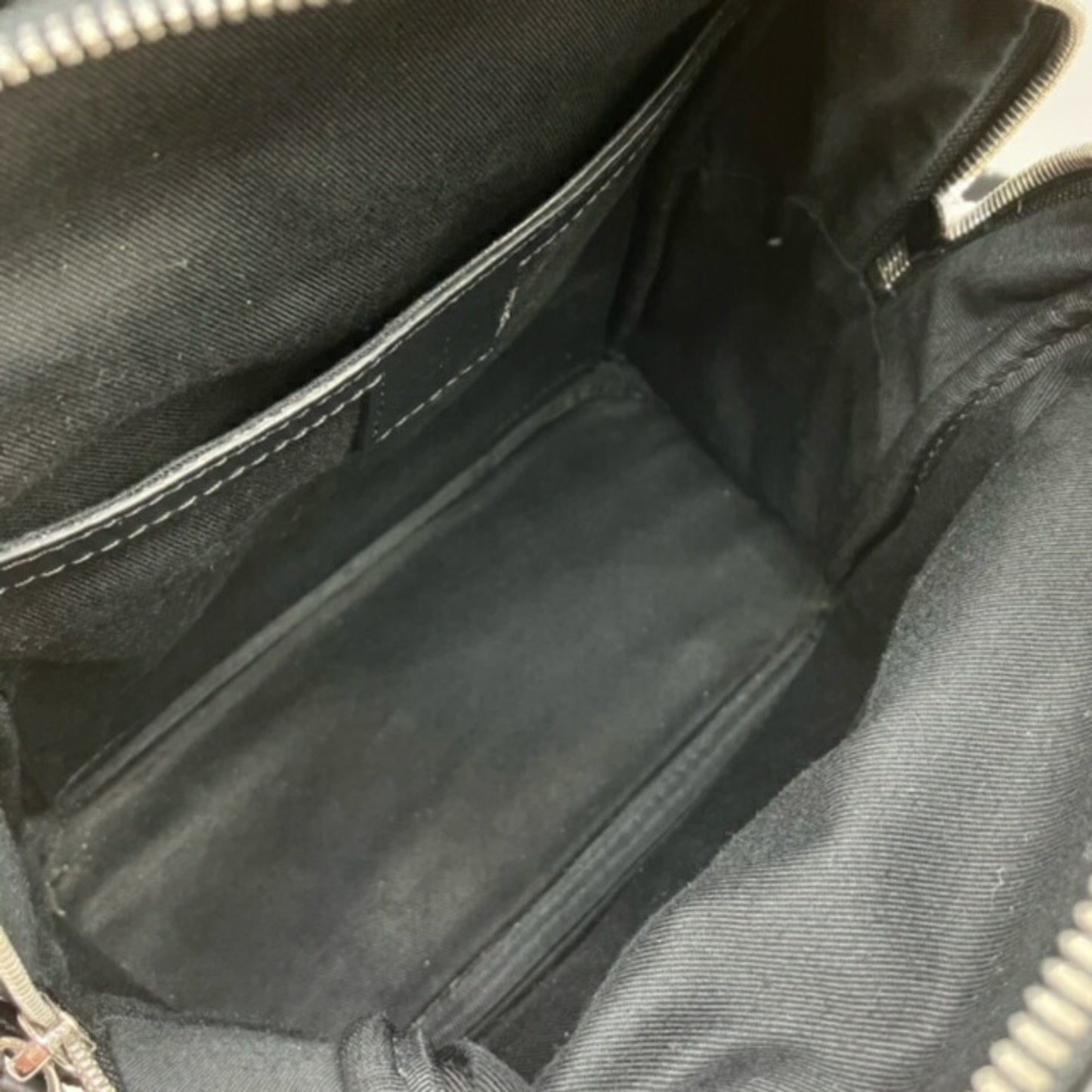 MCM Visetos, Black, Leather, backpack