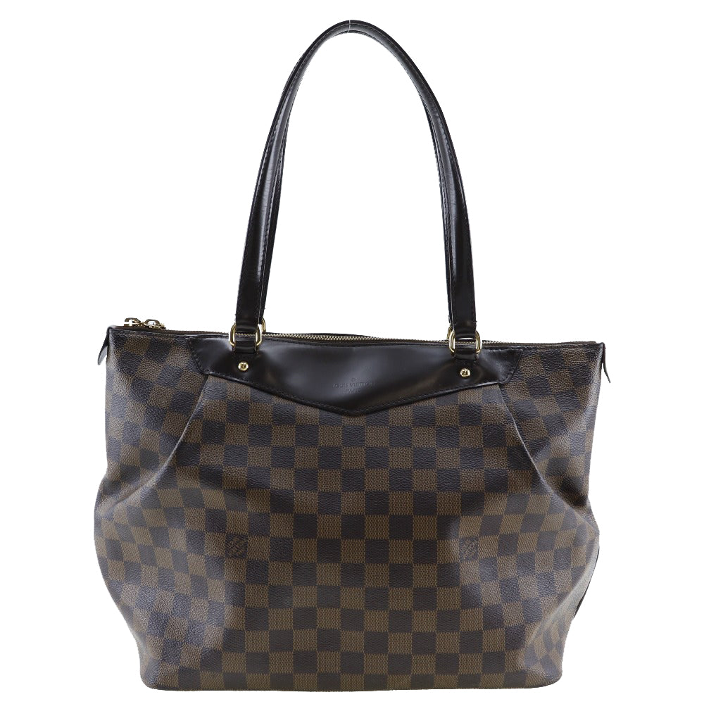 Louis Vuitton Westminster, Brown, Canvas, shoulder