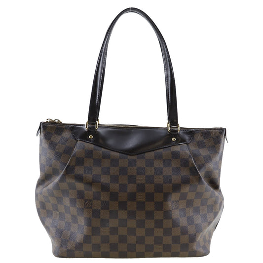 Louis Vuitton Westminster, Brown, Canvas, shoulder