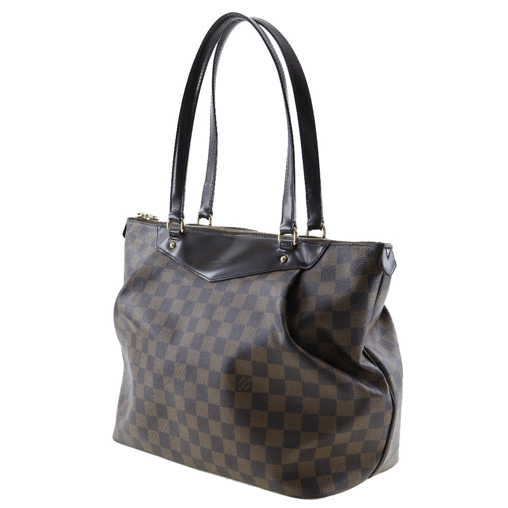 Louis Vuitton Westminster, Brown, Canvas, shoulder