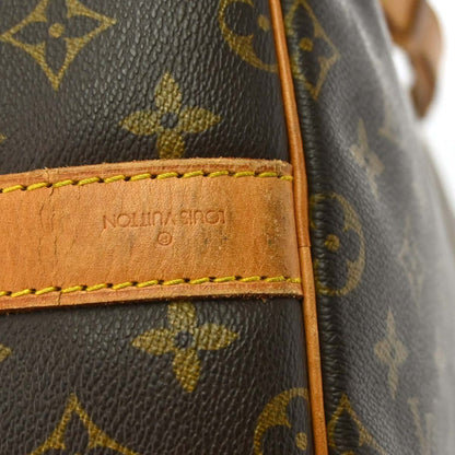 Louis Vuitton Keepall Bandoulière Monogram, Brown, Canvas, Travel Bag