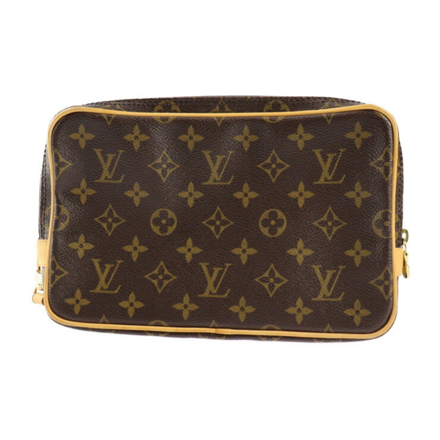 Louis Vuitton Pavel, Brown, Canvas, clutch