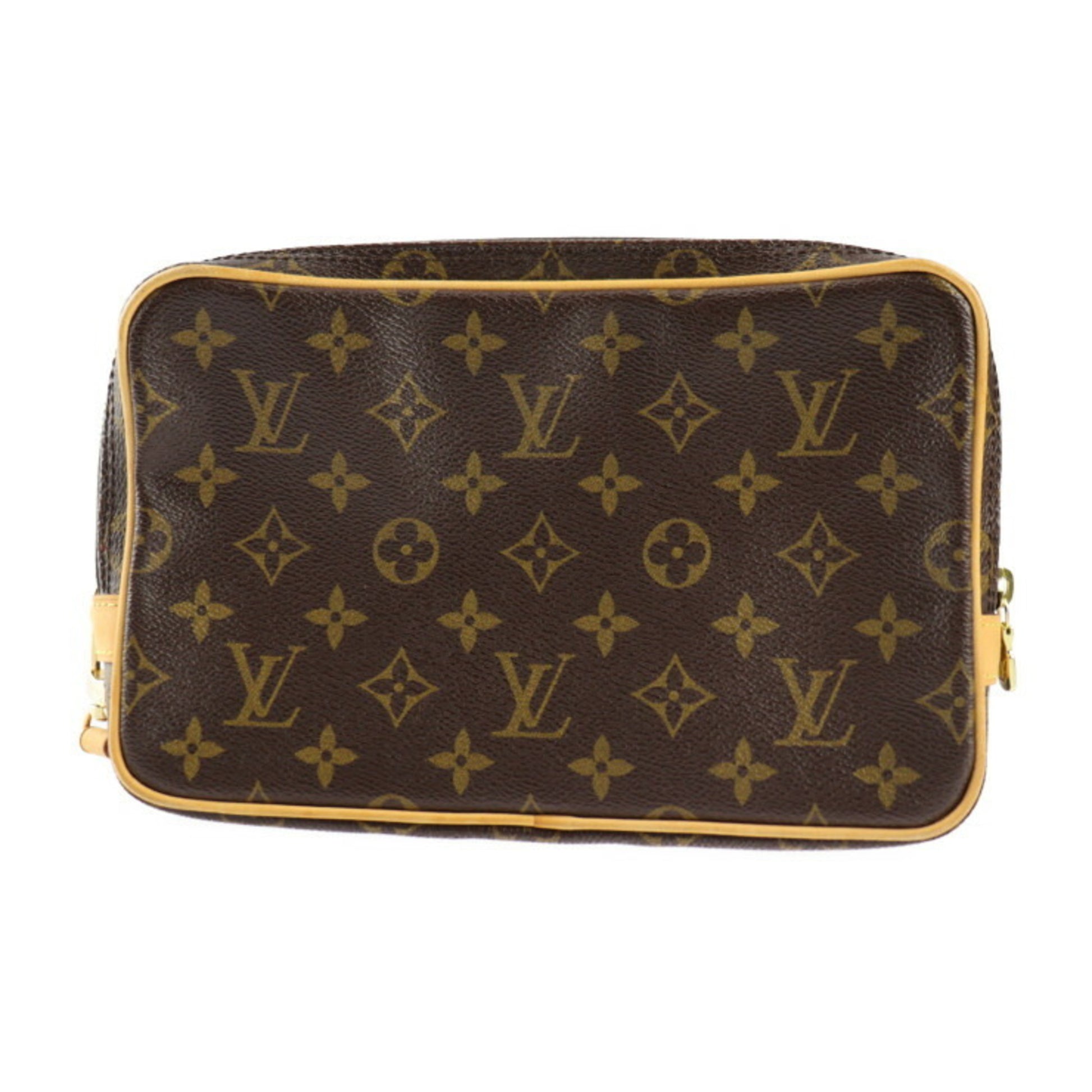 Louis Vuitton Pavel, Brown, Canvas, clutch