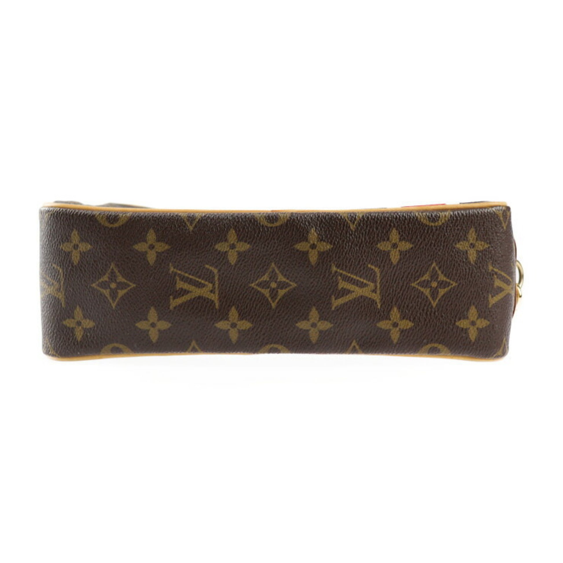 Louis Vuitton Pavel, Brown, Canvas, clutch