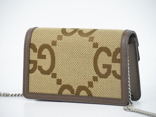 Gucci Dionysus Flap Messenger Bag Shearling, BEIGE, CANVAS, Crossbody bag