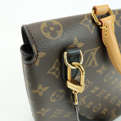 Louis Vuitton Marignan Monogram Canvas with Leather, Brown, Canvas, Handbag
