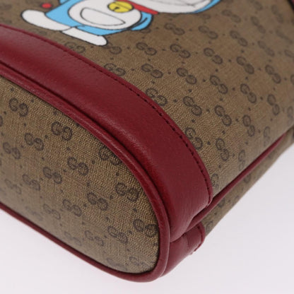 Gucci Doraemon Bucket Printed Mini GG Coated Canvas, Beige, Canvas, Handbag