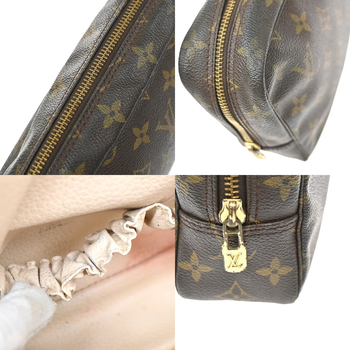 Louis Vuitton Trousse Toilette Monogram Canvas, Brown, Canvas, Clutch