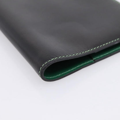 Hermes Simple Agenda Cover Leather, Black, Leather, Briefcase