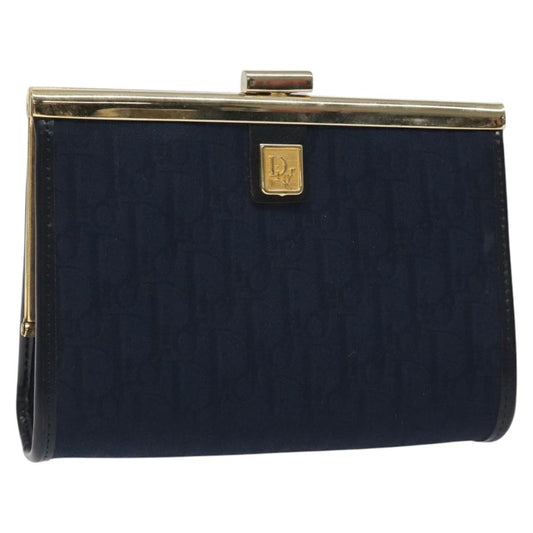 Christian Dior Trotter pouch Canvas, NAVY, CANVAS, Clutche & pouche