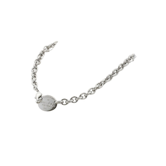 Tiffany & Co Return to Tiffany, Silver, Silver, necklace