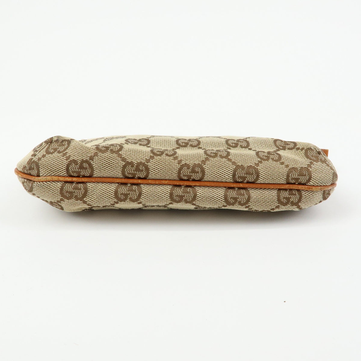Gucci Zip Wristlet GG Canvas, Beige, Canvas, Clutch