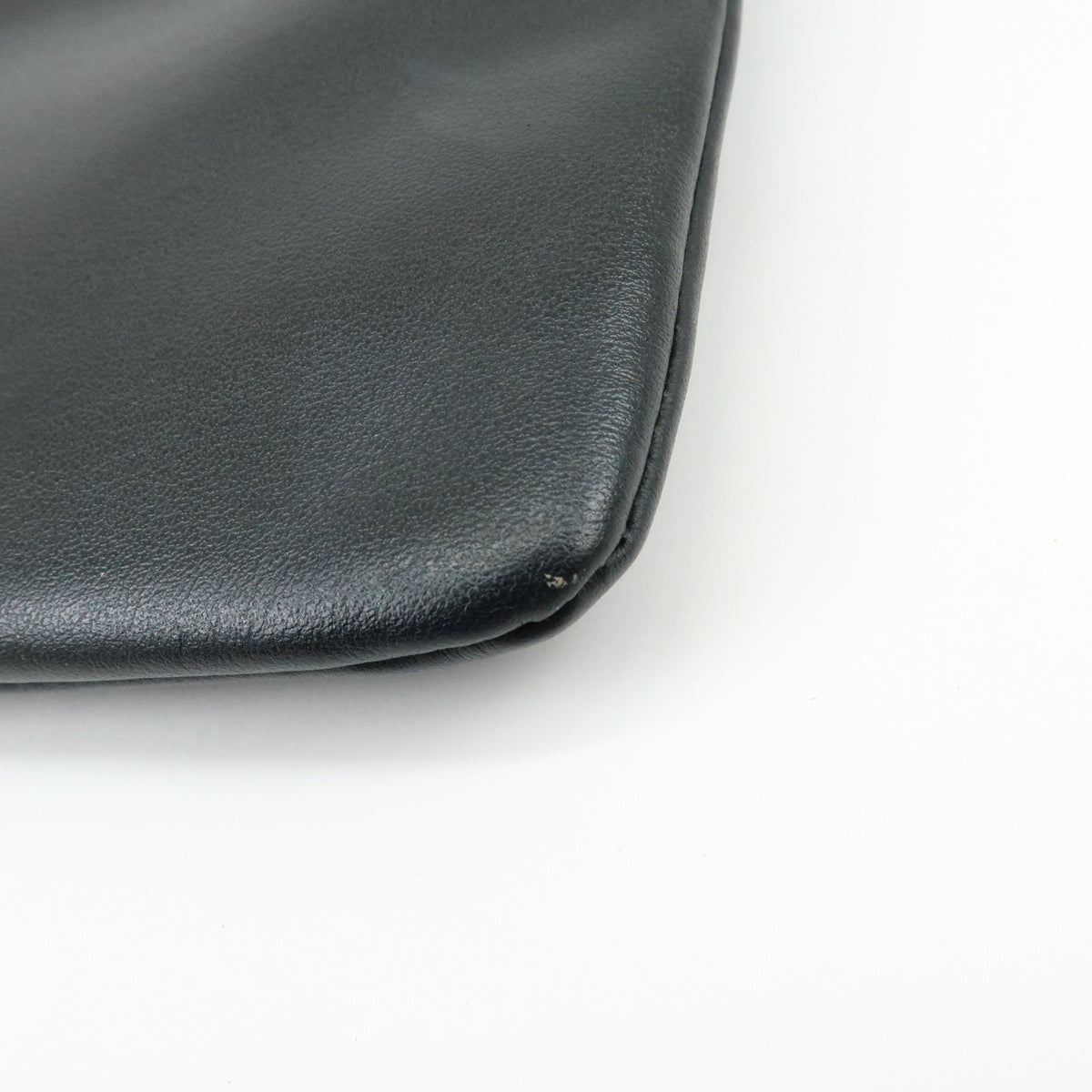Burberry Logo Zip Printed Leather, Black, Leather, Clutch