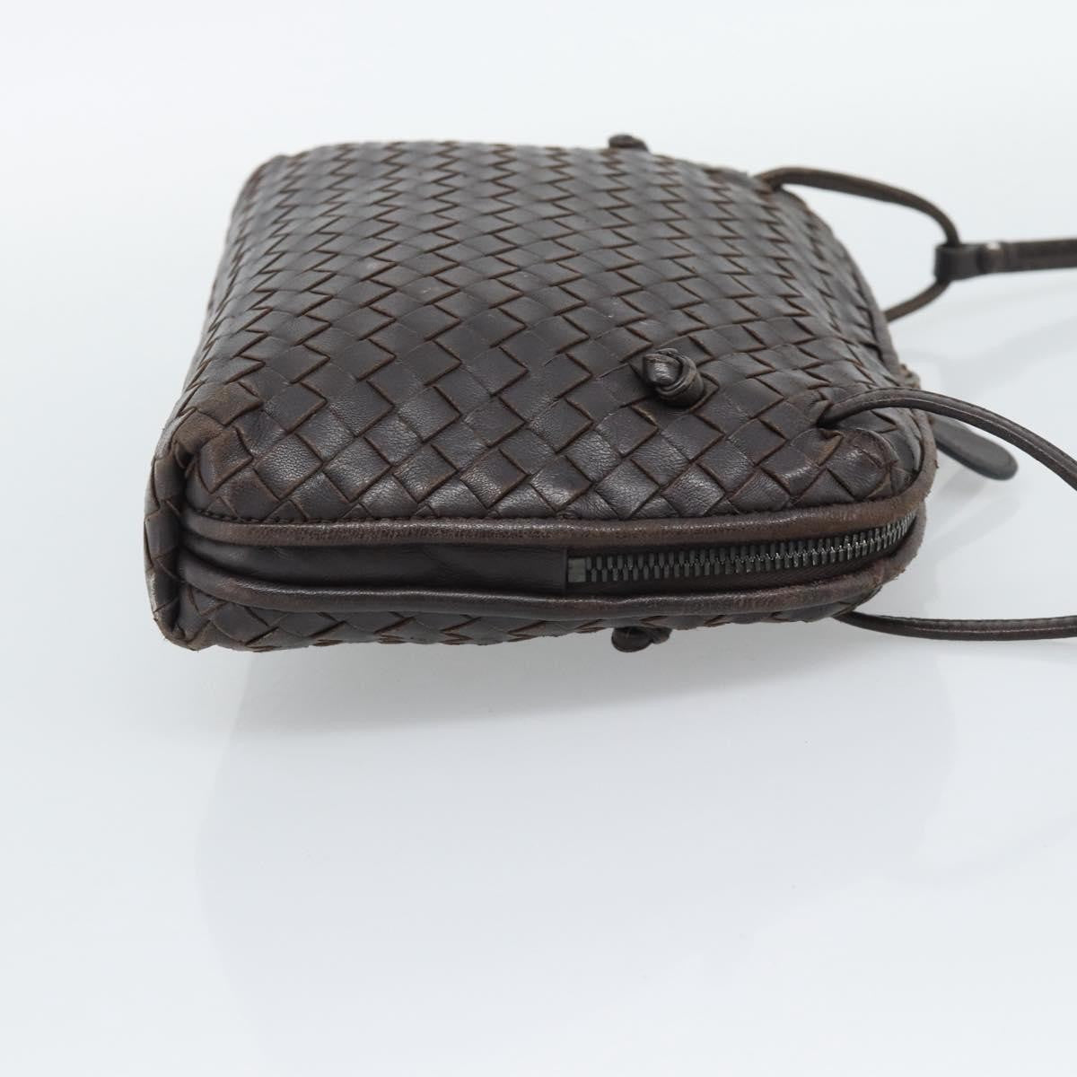 Bottega Veneta Nodini Intrecciato Nappa, Brown, Leather, Crossbody Bag