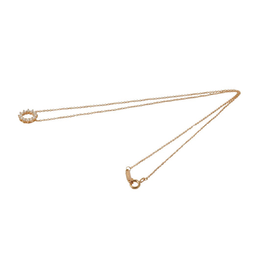 Tiffany & Co Open Circle, Gold, Rose Gold, necklace