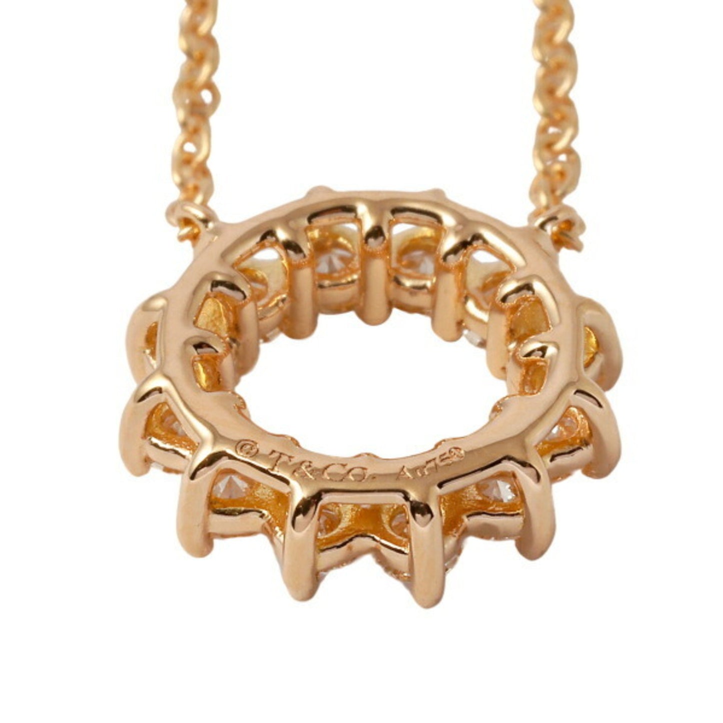 Tiffany & Co Open Circle, Gold, Rose Gold, necklace