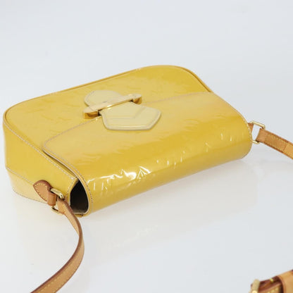 Louis Vuitton Bellflower Monogram Vernis, Brown, Patent Leather, Handbag