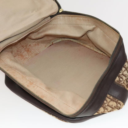 Christian Dior Vintage Trotter Street Chic Pocket Hobo Diorissimo Canvas, Brown, Canvas, Shoulder Bag