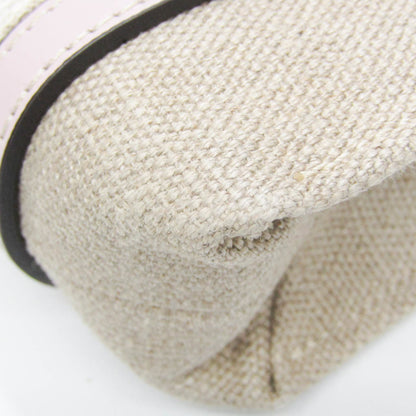 Chloé Woody, Beige, Canvas, tote