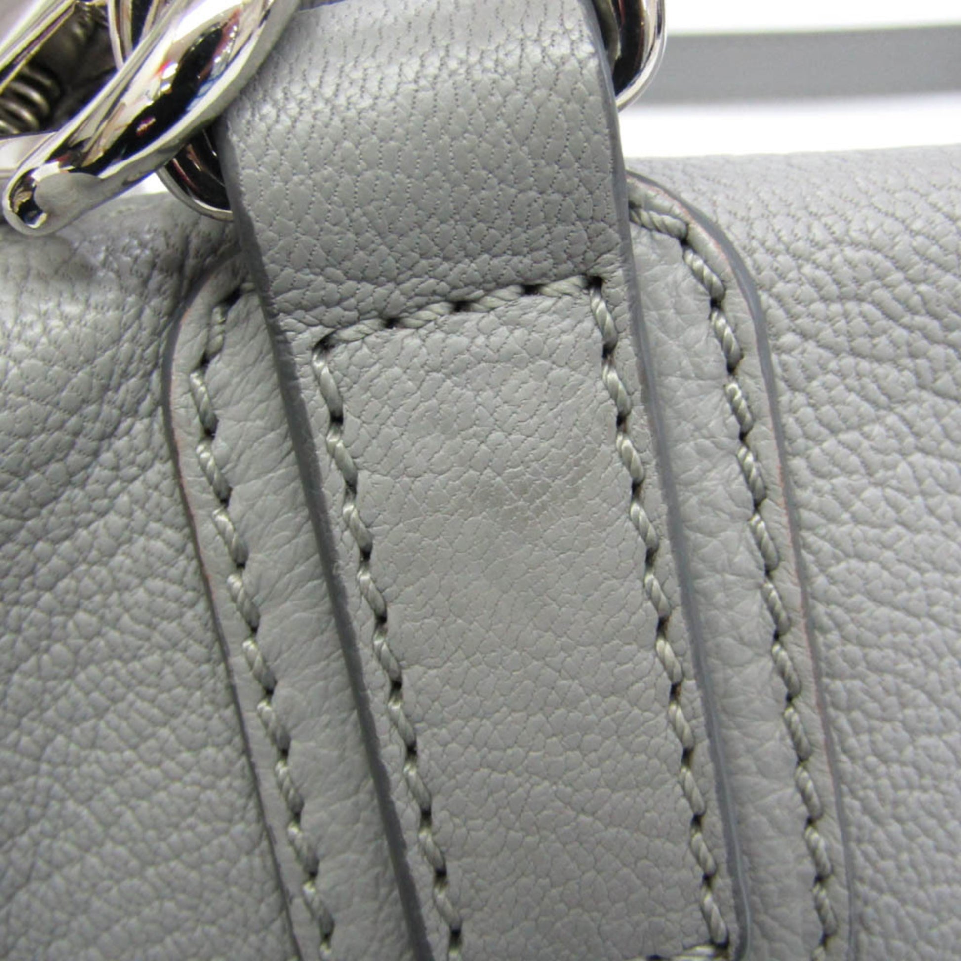 Givenchy Pandora, Grey, Leather, handbag