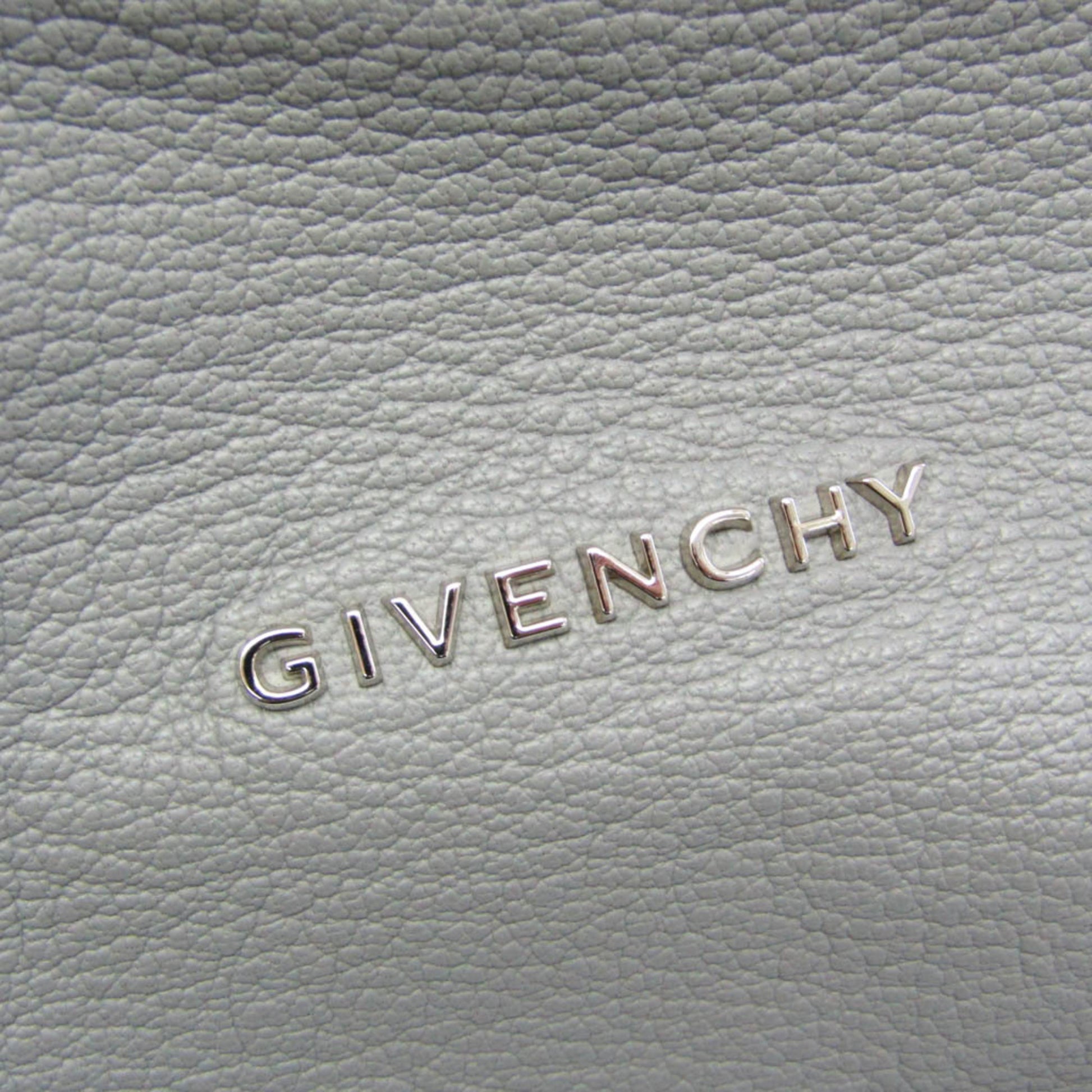 Givenchy Pandora, Grey, Leather, handbag