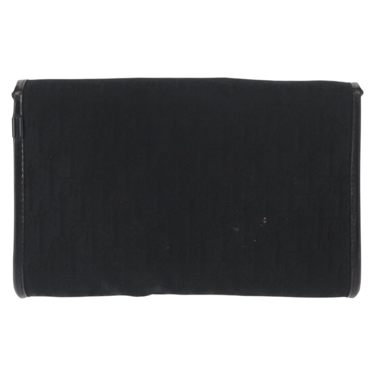 Christian Dior Vintage Trotter Shoulder Bag Canvas, BLACK, CANVAS, Shoulder bag