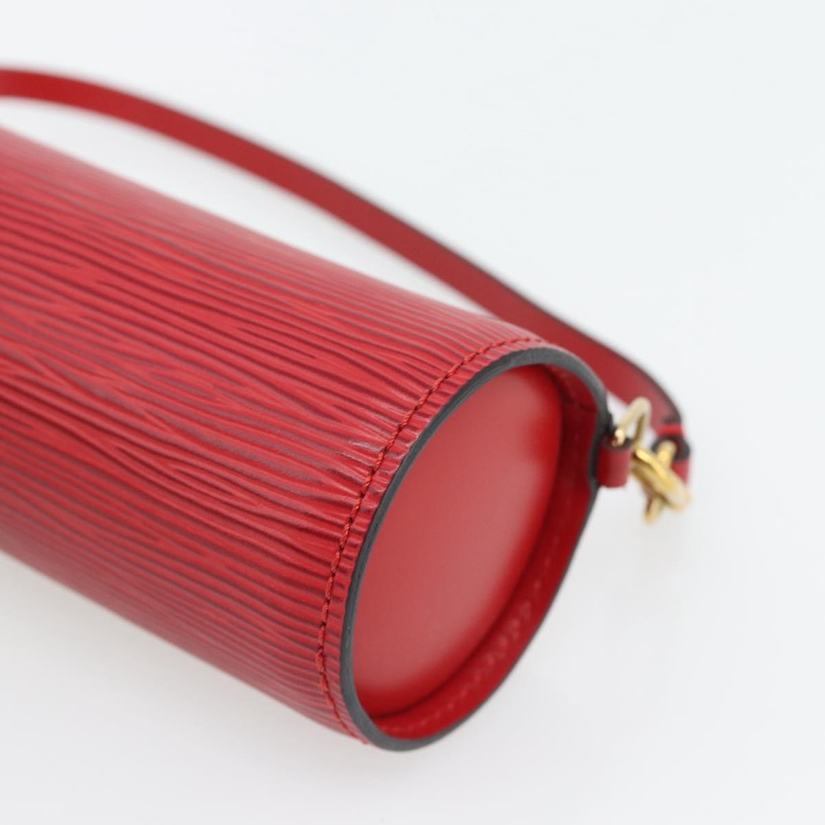 Louis Vuitton Soufflot Pochette Epi Leather, Red, Leather, Clutch
