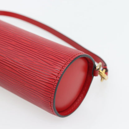 Louis Vuitton Soufflot Pochette Epi Leather, Red, Leather, Clutch
