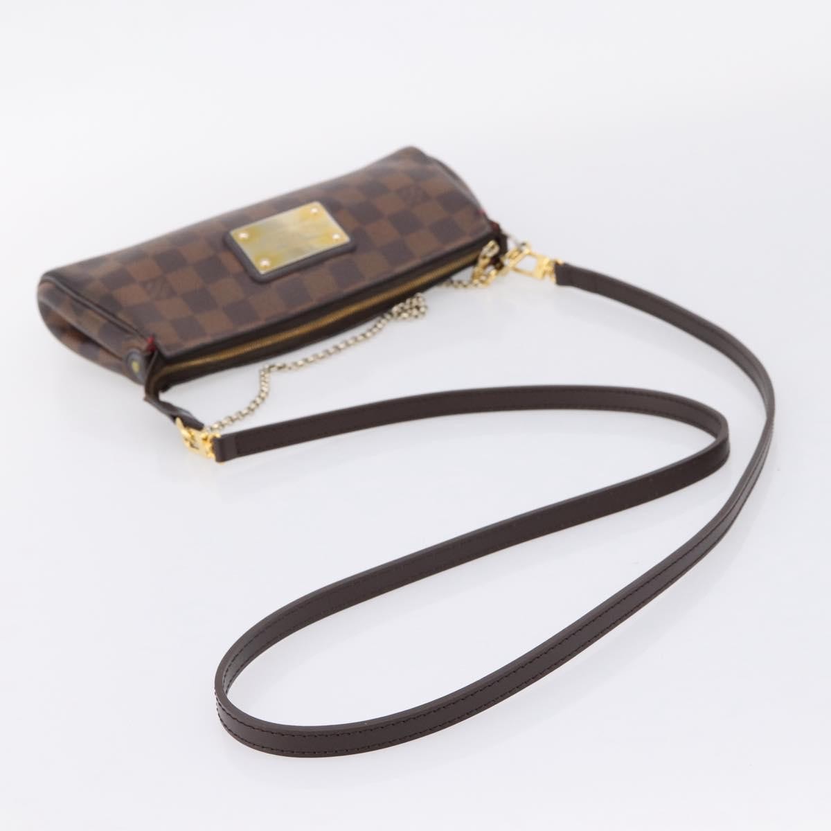 Louis Vuitton Eva Damier, Brown, Canvas, Handbag