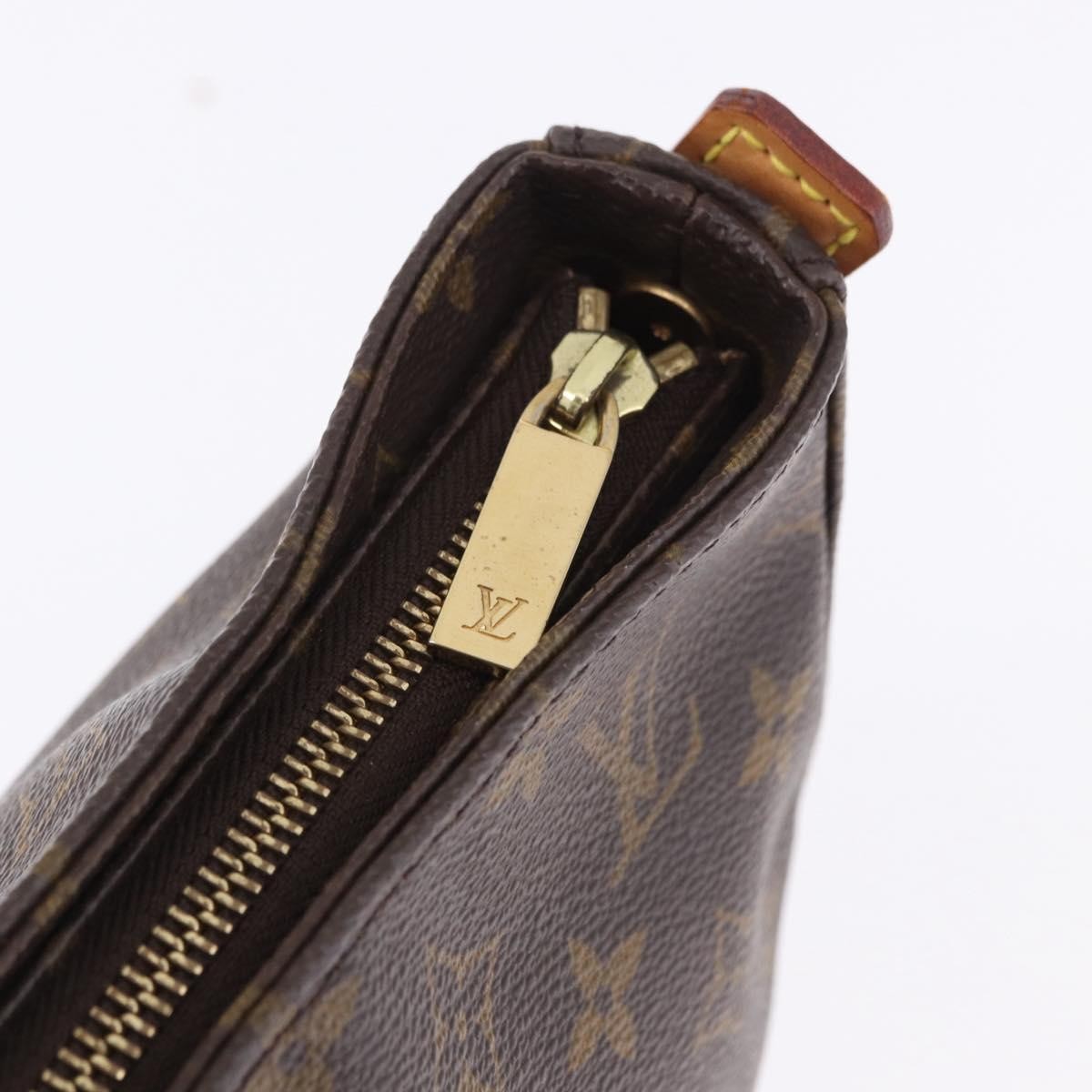 Louis Vuitton Looping Monogram Canvas, Brown, Canvas, Handbag
