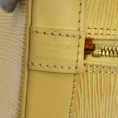 Louis Vuitton Alma Epi Leather, Yellow, Leather, Handbag