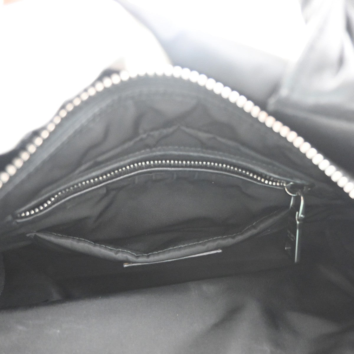 Prada Convertible Double Tote Tessuto, Black, Nylon, Handbag