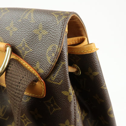 Louis Vuitton Montsouris Monogram Canvas, Brown, Canvas, Backpack