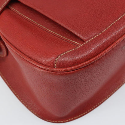 Gucci Vintage Leather, Red, Leather, Shoulder Bag
