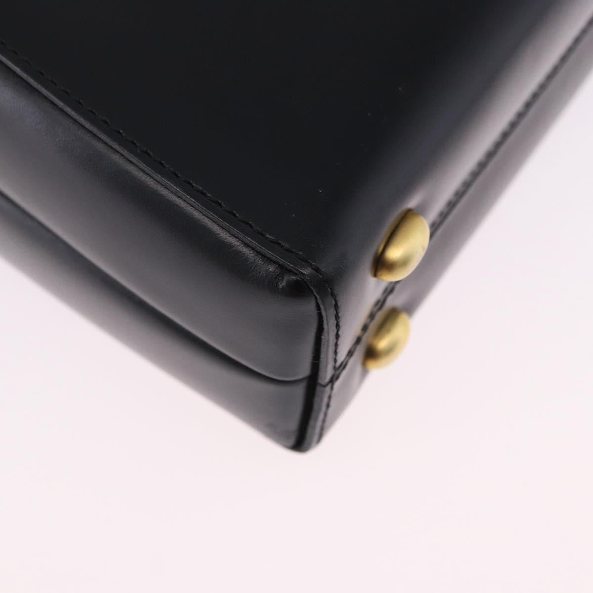 Celine Vintage Leather, Black, Leather, Shoulder Bag