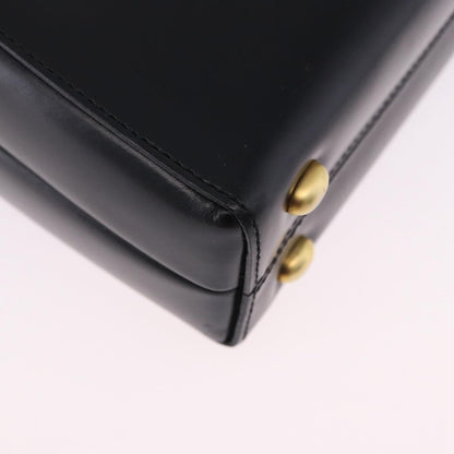 Celine Vintage Leather, Black, Leather, Shoulder Bag