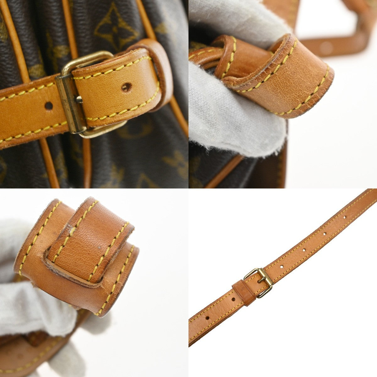Louis Vuitton Saumur Monogram Canvas, Brown, Canvas, Shoulder Bag