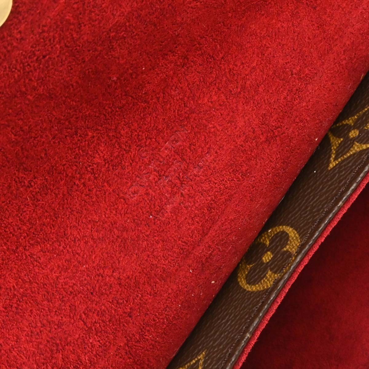 Louis Vuitton Sonatine Monogram Canvas, Brown, Canvas, Handbag