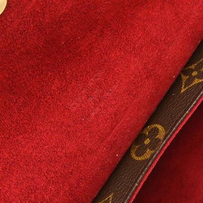 Louis Vuitton Sonatine Monogram Canvas, Brown, Canvas, Handbag