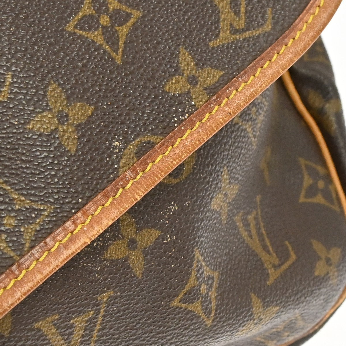 Louis Vuitton Saumur Monogram, Brown, Canvas, Shoulder Bag