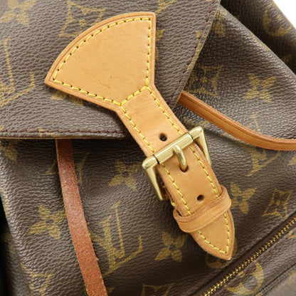 Louis Vuitton Vintage Montsouris Monogram Canvas, Brown, Canvas, Backpack
