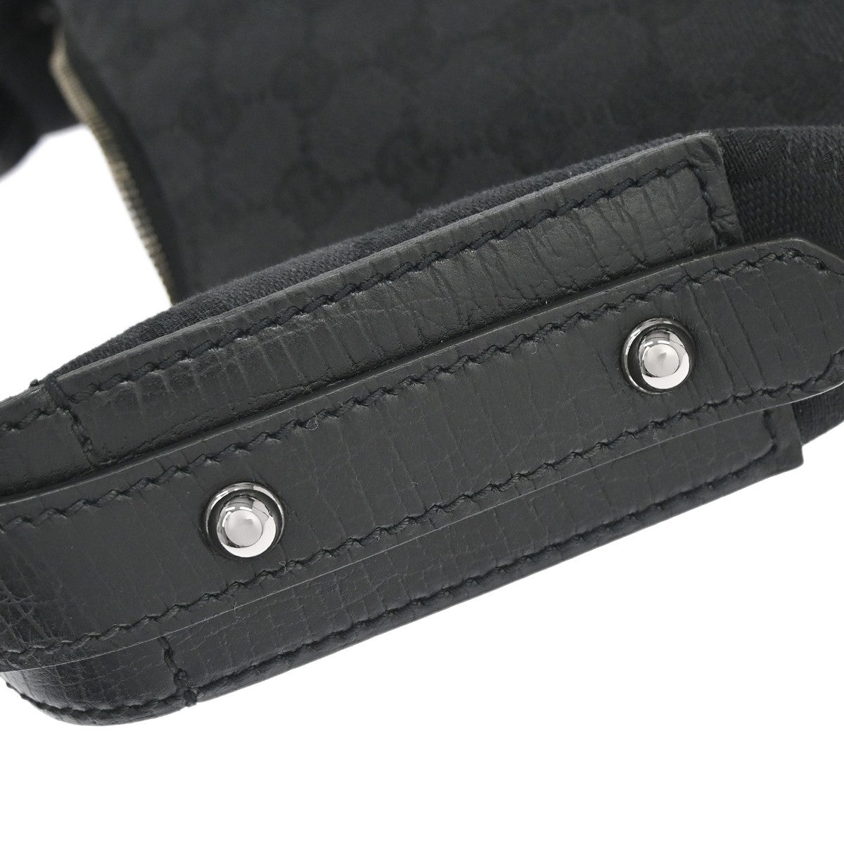 Gucci Horsebit Hobo GG Canvas, Black, Canvas, Handbag
