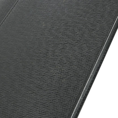 Louis Vuitton Selenga Pochette Taiga Leather, Black, Leather, Clutch