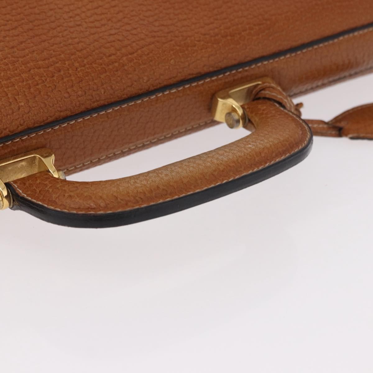 Loewe Anagram Business Leather, Brown, Leather, Briefcase