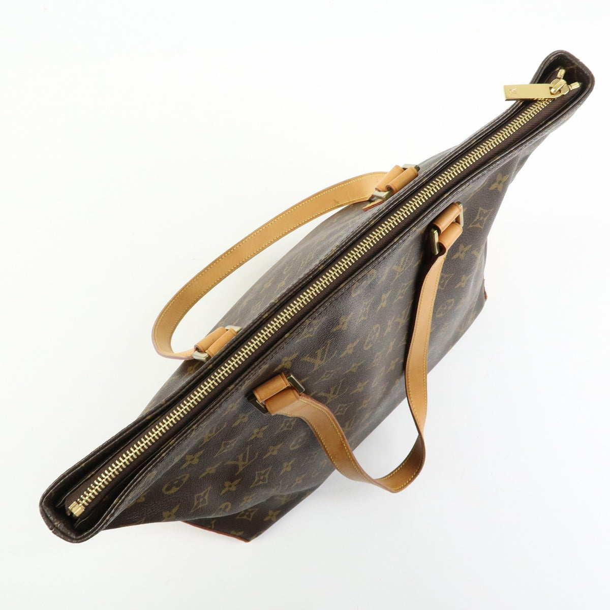 Louis Vuitton Cabas Mezzo Monogram Canvas, Brown, Canvas, Tote Bag