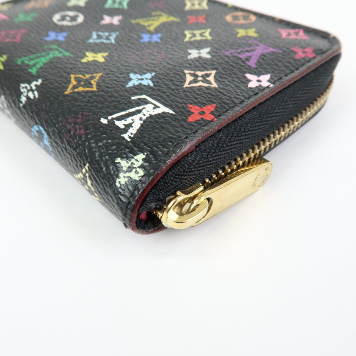 Louis Vuitton Zippy Coin Purse Monogram Multicolor, Black, Canvas, Wallet