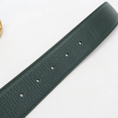 Gucci GG Marmont Reversible Belt Leather, Green, Leather, Belt